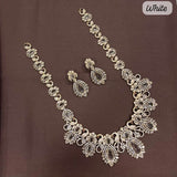 Victorian Polish with AD Stones Bridal Haram - Nakshatra Jewels