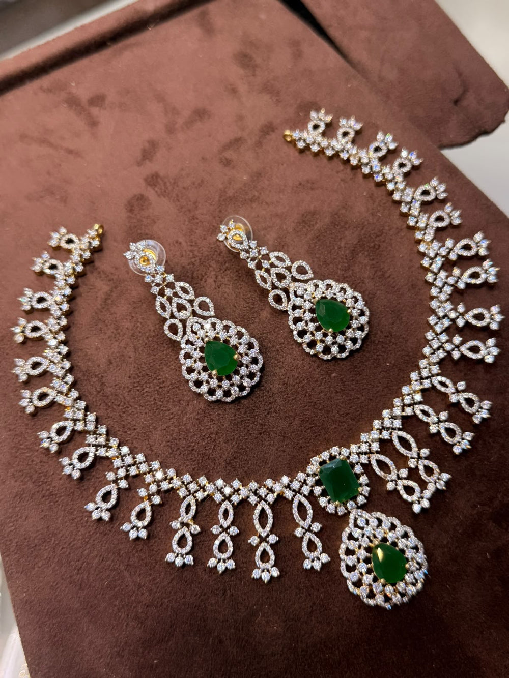 American Diamond Stones Necklace