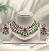 Moissanite Stones Bridal Necklace