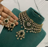 Victorian Polish AD Stones Choker