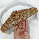Nagasi Work with AD Stones Bridal Hip Belt - Nakshatra Jewels
