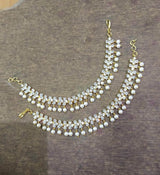 AD Stones Ear Chains - Nakshatra Jewels