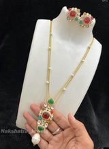 Jadau Kundan Stones Layer Haram - Nakshatra Jewels