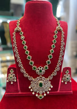 American Diamond Stones Bridal Layer Haram