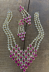 American Diamond Stones Bridal Layer Haram