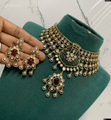 Victorian Polish AD Stones Choker
