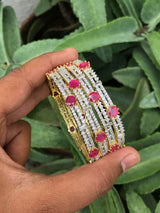 AD Stone Bangles - Nakshatra Jewels