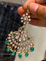 Moissanite Stones Tikka - Nakshatra Jewels
