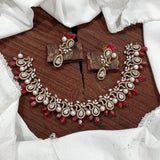 Victorian Polish AD Stones Necklace - Nakshatra Jewels