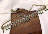 Victorian Polish AD Stones Hip Chain - Nakshatra Jewels