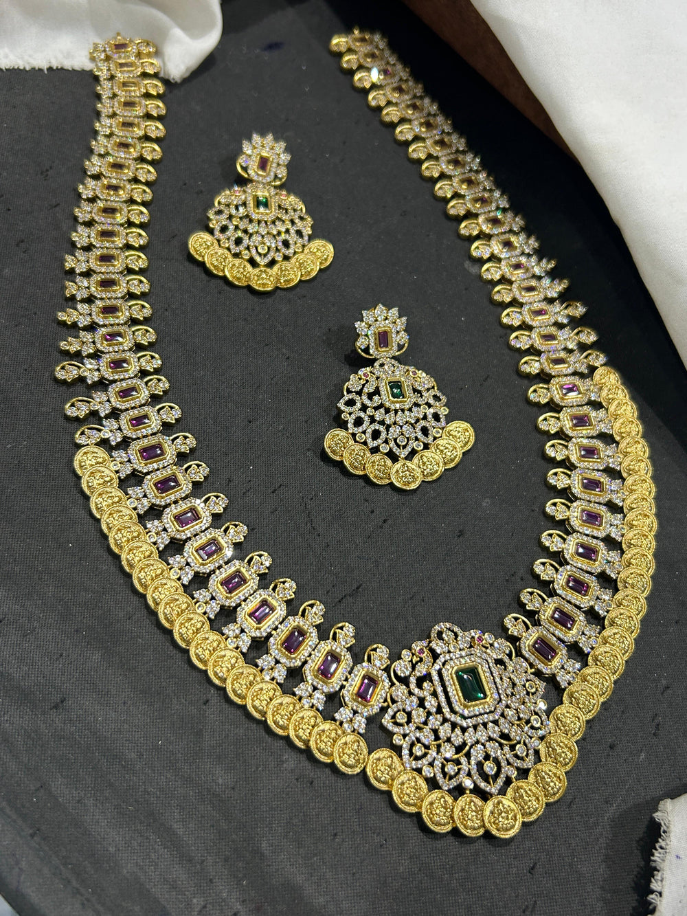 AD Stones Kasu Bridal Haram