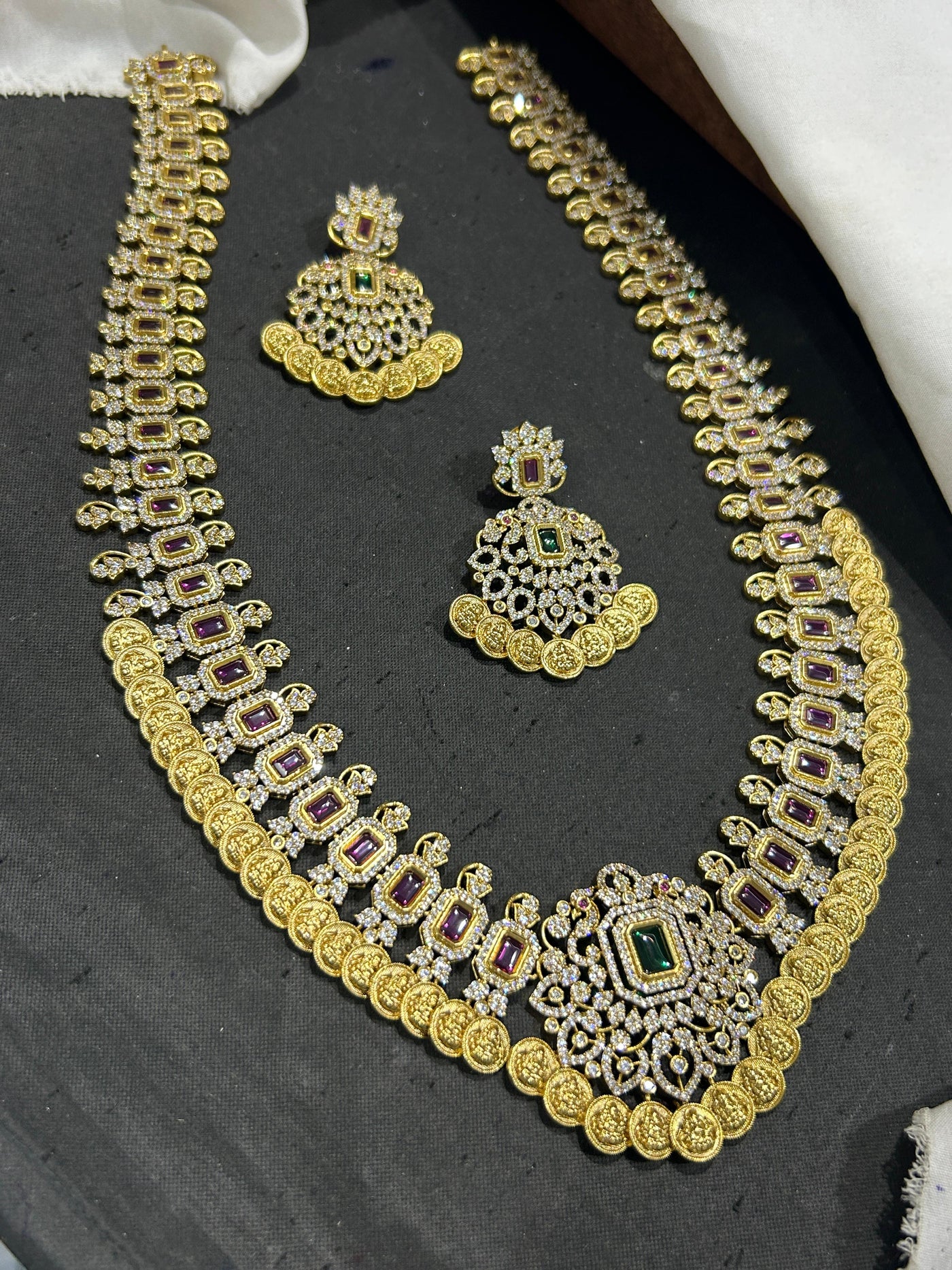 AD Stones Kasu Bridal Haram
