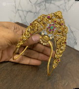 Nakshi Work with Kempu Stones Bridal Vanki