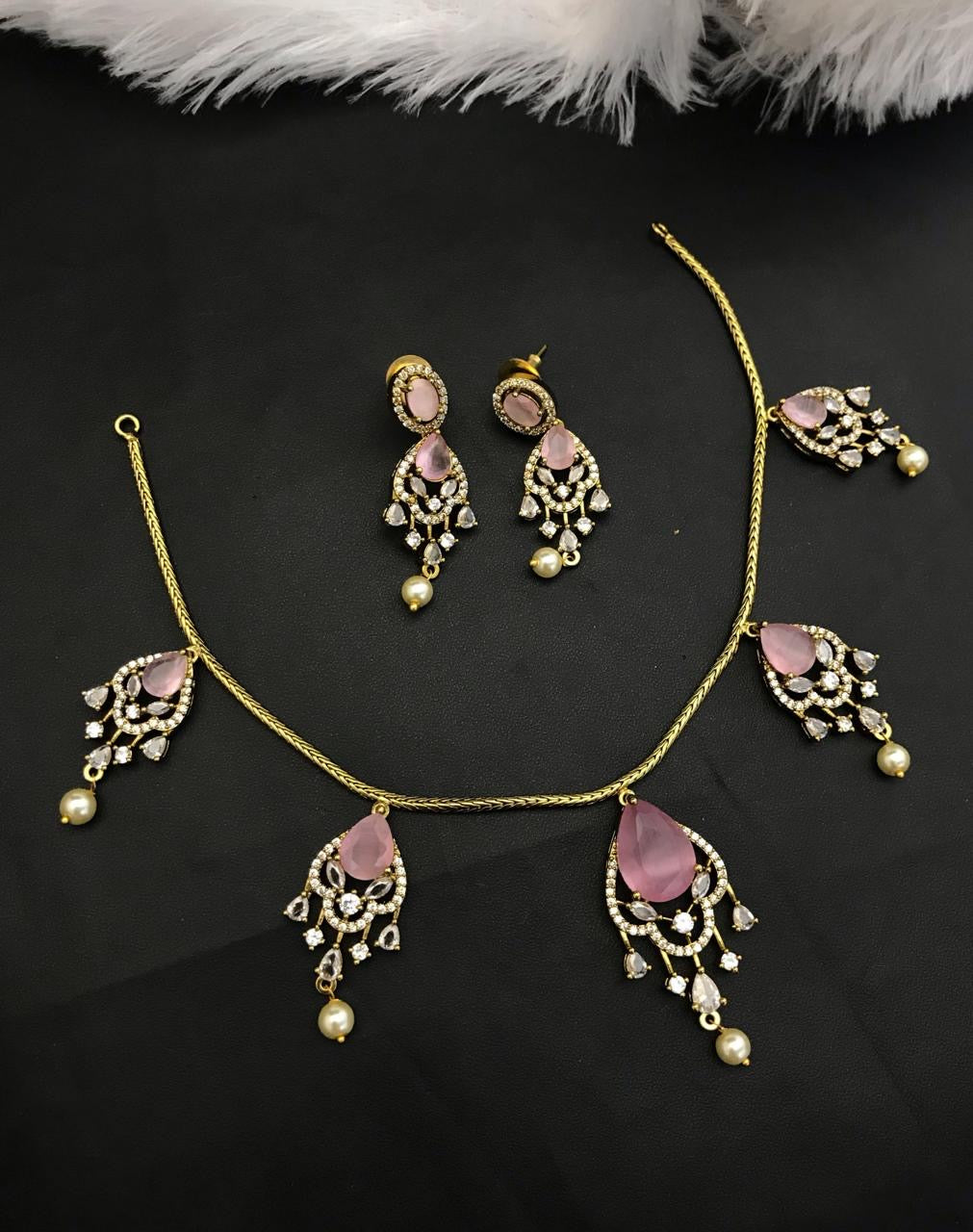 AD Stones Necklace