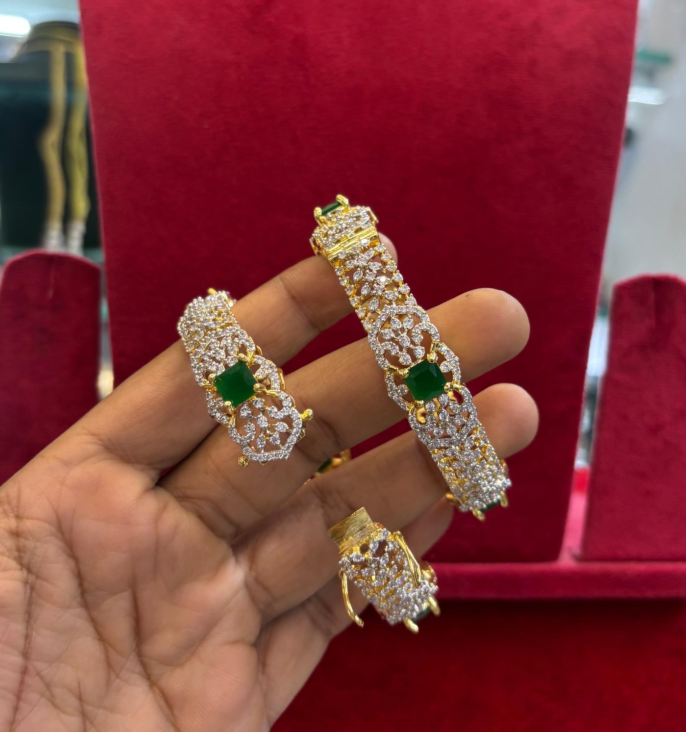 AD Stone Bangles