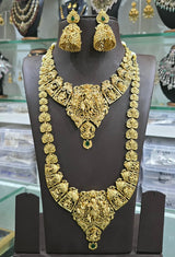 Nakshi Work with AD Stones Bridal Combo Set