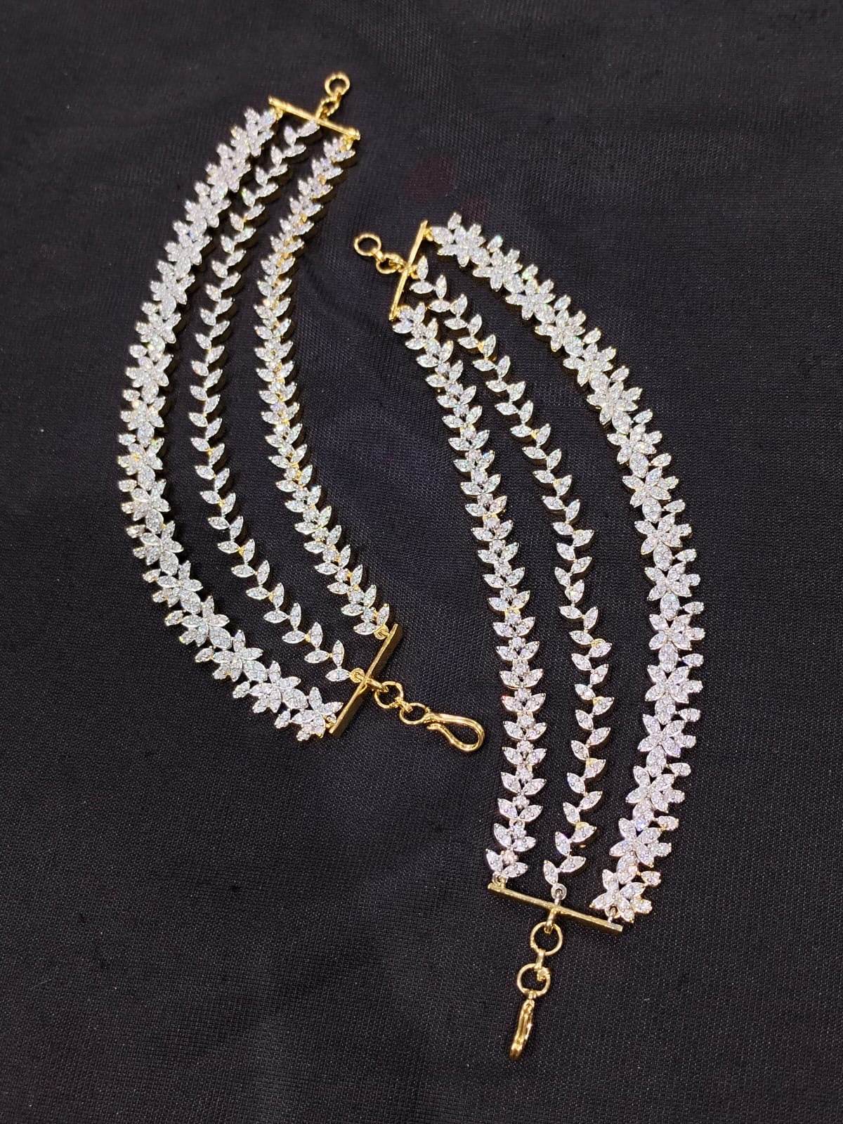 AD Stones Ear Chains