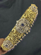 Nakshi Work with AD Stones Bridal Hip Belt - Nakshatra Jewels