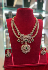 American Diamond Stones Bridal Layer Necklace