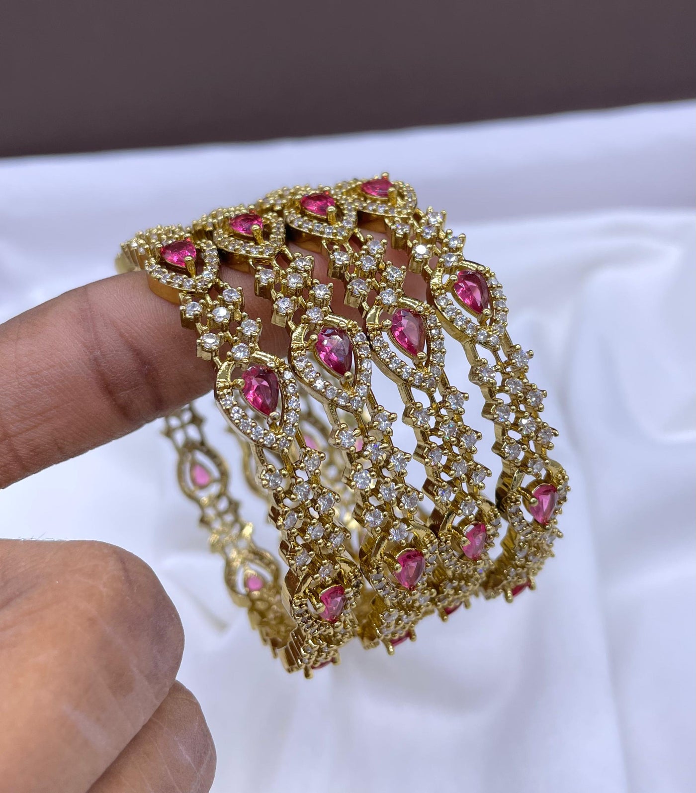 Victorian Polish AD Stone Bangles