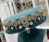 American Diamond Stones Bridal Hip Chain - Nakshatra Jewels
