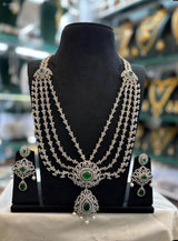 American Diamond Stones Bridal Layer Haram