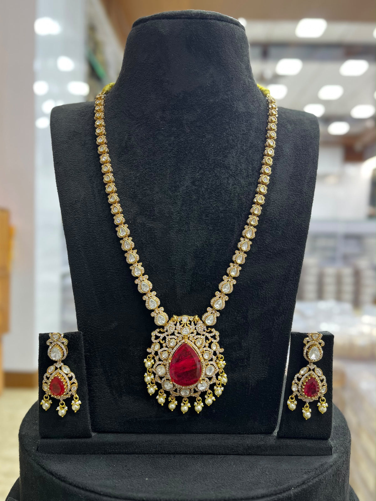 Mossianite with AD Stones Haram