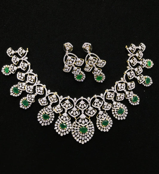 American Diamond Stones Necklace