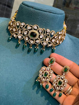 Moissanite Stones Bridal Choker - Nakshatra Jewels