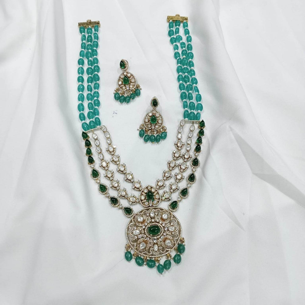 Mossianite Stones with Beads Haram - Nakshatra Jewels
