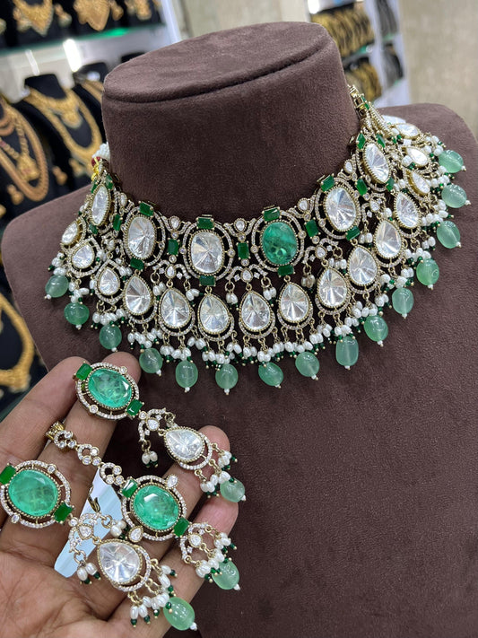 Moissanite Stones Bridal Choker