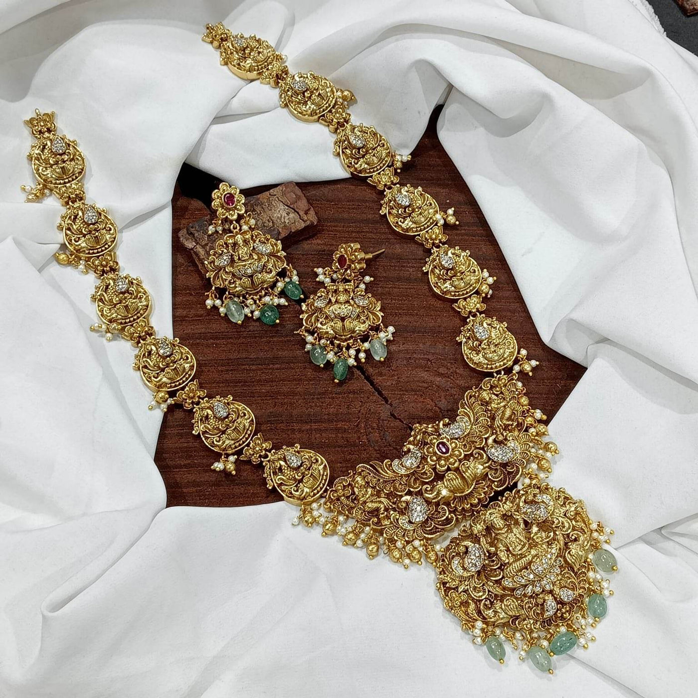 Nakshi Work with AD Stones Bridal Haram