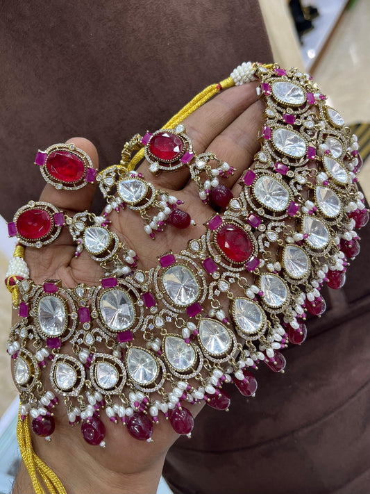 Moissanite Stones Bridal Choker