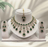 Victorian Polish with AD Stones Bridal Necklace