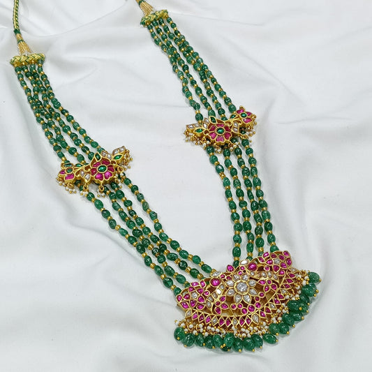 Jadau Kundan Stones Bridal Beads Haram