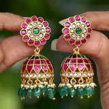 Jaadu Kundan Stones Bridal Earrings - Nakshatra Jewels