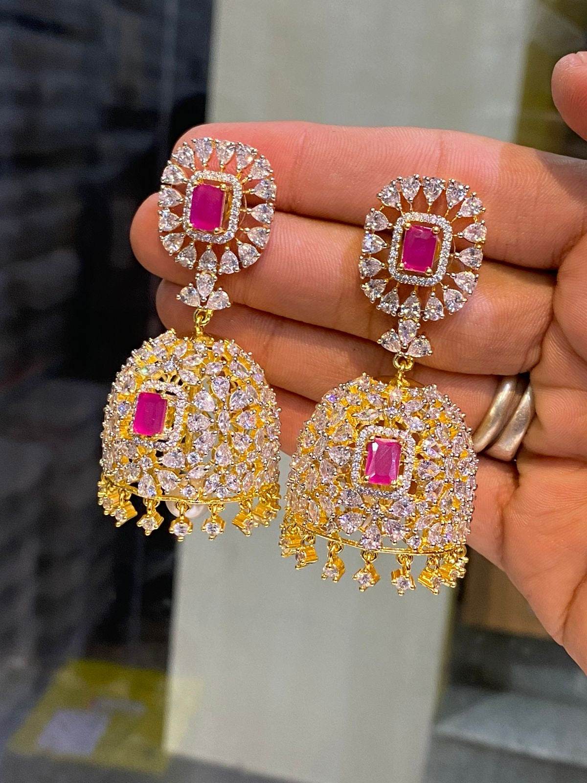 Premium AD Stone Earrings