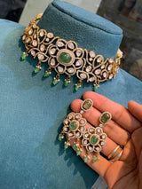 Moissanite Stones Bridal Choker - Nakshatra Jewels