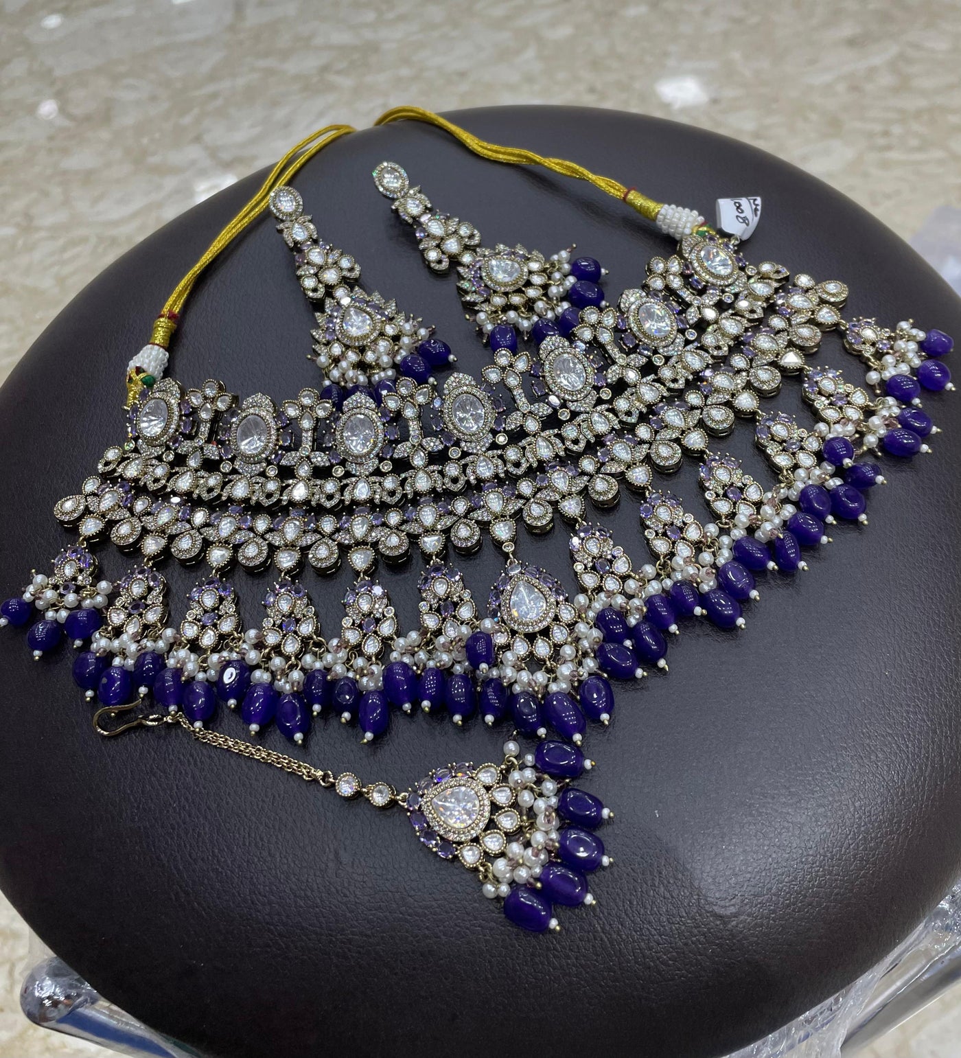 Moissanite Stones Bridal Neck Set