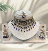 Victorian Polish with AD Stones Bridal Choker