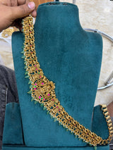 Nakshi Work with Kundan Stones Bridal Hip Chain