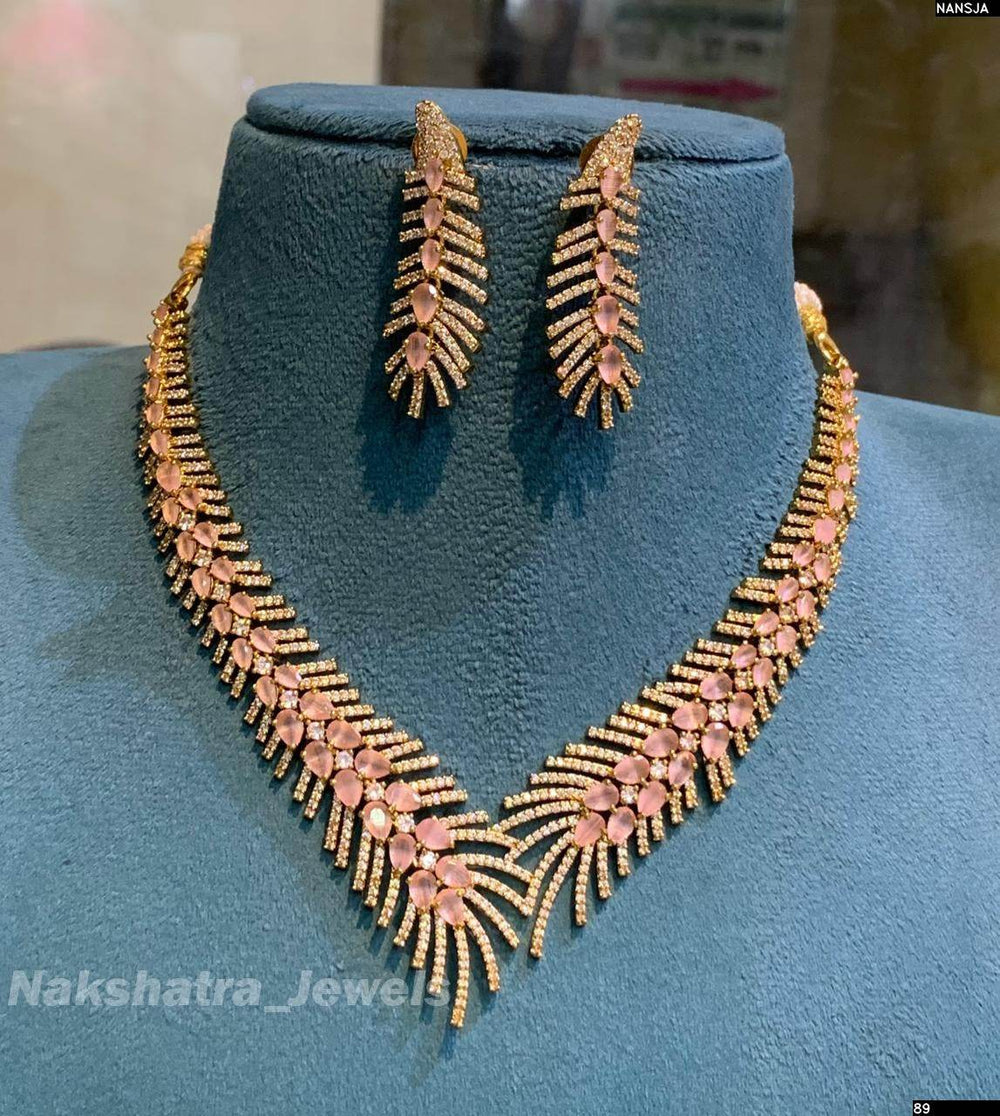 AD Stones Necklace - Nakshatra Jewels