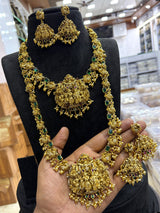 Nakshi Work with AD Stones Bridal Combo Set