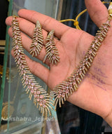 AD Stones Necklace - Nakshatra Jewels