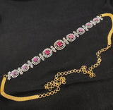 American Diamond Stones Hip Chain - Nakshatra Jewels