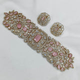 Moissanite & AD Stones Bridal Choker - Nakshatra Jewels
