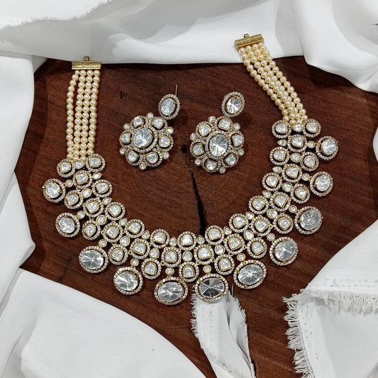 Moissanite Stones Bridal Necklace