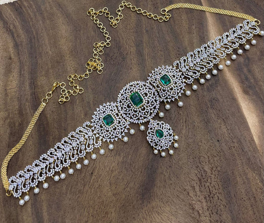 American Diamond Stones Bridal Hip Chain