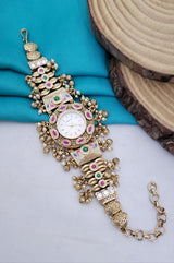 Premium Imitation Jewelry with Kundan Stone Antique Watches