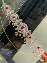 American Diamond Stones Bridal Hip Chain - Nakshatra Jewels